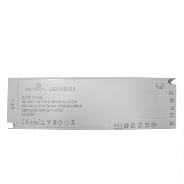 Driver para Fita LED 24V Sistema Sensível 100W Linha Sensi Gaya