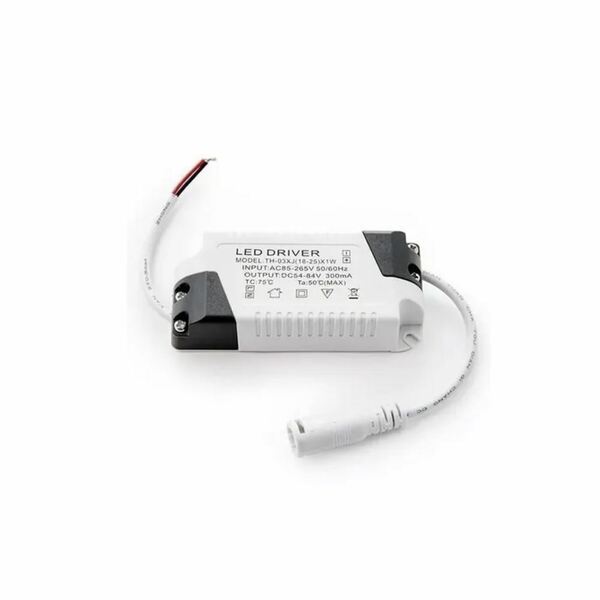 Driver Para Painel   24w Rl   Bivolt Plastico Branco U