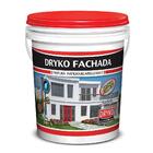 Dryko Fachada Impermeabilizante Acrílico Balde 18kg