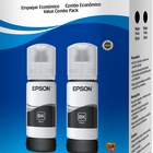 Dual Kit Pack Com 2 Unidades Refil De Tinta Epson Original 54