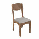 Duas Cadeiras Em Mdf Estofadas Bold Dlc Nobre E Cinza