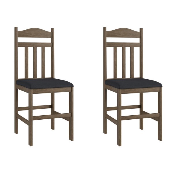 Duas Cadeiras Para Sala De Jantar Madeira Maciça 200 Ameixa N