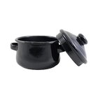 Duas Mini Caçarola Em Agata - 500 Ml  - Preta - Indução