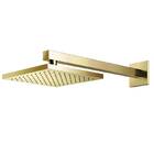 Ducha 1 Jato Quadrado Heaven q200 Ouro Polido Docol