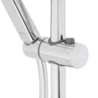 Ducha 3 Jatos Redonda com Coluna Monocomando Parede Cromada Vega Roca