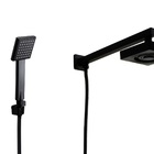 Ducha Abs Autolimpante Black Com Mangueira 180 Cm E Ducha De