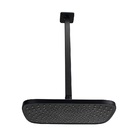 Ducha Abs Black 30x20 Cm Retangular C/ Cano De Teto 40 Cm