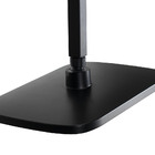 Ducha Abs Black 30x20 Cm Retangular C/ Cano De Teto 40 Cm