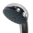 Ducha Abs Redonda 10 Cm Com Chuveirinho De Mão Com Trava Em A