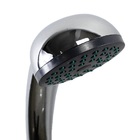 Ducha Abs Redonda 10 Cm Com Chuveirinho De Mão Com Trava Em A