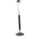 Ducha Abs Redonda 10 Cm Cromado Com Cano Quadrado De Teto De