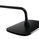 Ducha Abs Retangular 30x20 Cm Preto Matte Com Cano Parede