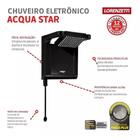 Ducha Acqua Star Ultra Preto 6800w 220v Lorenzetti