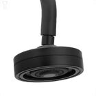 Ducha Auto-limpante Abs Com Cano Inox Rainha Metais Preto Fos