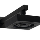 Ducha Autolimpante 13 Cm Abs Preto Fosco C/ Cano Parede 30 Cm