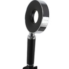 Ducha Autolimpante Black Em Abs Com Cano Quadrado De Parede C