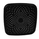 Ducha Black 21 Cm Abs Quadrada C/ Braço De Teto De 40 Cm