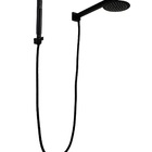 Ducha Black Matte 15 Cm Redonda Em Inox C/ Chuveirinho Abs