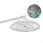 Ducha Cascata Redonda em Aluminio Polido de 10 Polegadas Pare