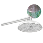 Ducha Cascata Redonda em Aluminio Polido De 8 Polegadas Parede