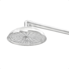 Ducha Cascata Redonda em Aluminio Polido De 8 Polegadas Parede