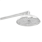 Ducha Cascata Redonda em Aluminio Polido De 8 Polegadas Parede