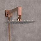 Ducha Chuveiro 20cm Com Desviador Aço Inox 304 Mundaú Pingoo.