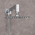 Ducha Chuveiro 20cm Com Desviador Aço Inox 304 Mundaú Pingoo.