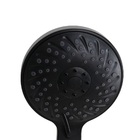 Ducha Chuveiro Abs Autolimpante Preto Com Chuveirinho De Mão