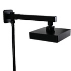 Ducha Chuveiro Abs Autolimpante Preto Com Chuveirinho De Mão