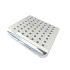 Ducha Chuveiro Aquecedor Solar Gás Slim Flex Quadrado Inox Cr