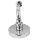 Ducha Chuveiro Aquecedor Solar Gás Slim Flex Redondo Inox Cro