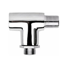 Ducha Chuveiro Articulado Desviador Flexível Gatilho Metal Cr