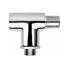 Ducha Chuveiro Articulado Desviador Flexível Gatilho Metal Cr