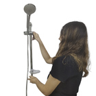 Ducha Chuveiro De Mão Suporte Chuveirinho Flexivel Saboneteir