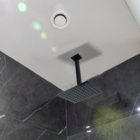 Ducha Chuveiro De Teto Preto 30x30