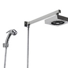 Ducha Chuveiro Em Abs Autolimpante De Parede Com Chuveirinho