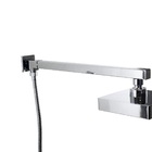 Ducha Chuveiro Em Abs Autolimpante De Parede Com Chuveirinho