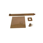 Ducha Chuveiro Frio Slim Quadrado Rose Gold S1008r 20cm