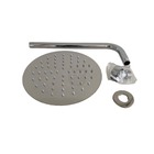 Ducha Chuveiro Frio Slim Redondo Inox S1009 20cm Cromado