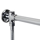 Ducha Chuveiro Inox 20 Cm Com Desviador E Ducha Manual