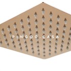 Ducha Chuveiro Inox 20x20 Com Braço 40cm Mundaú Pingoo.casa -