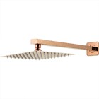 Ducha Chuveiro Inox 20x20 Com Braço 40cm Mundaú Pingoo.casa -