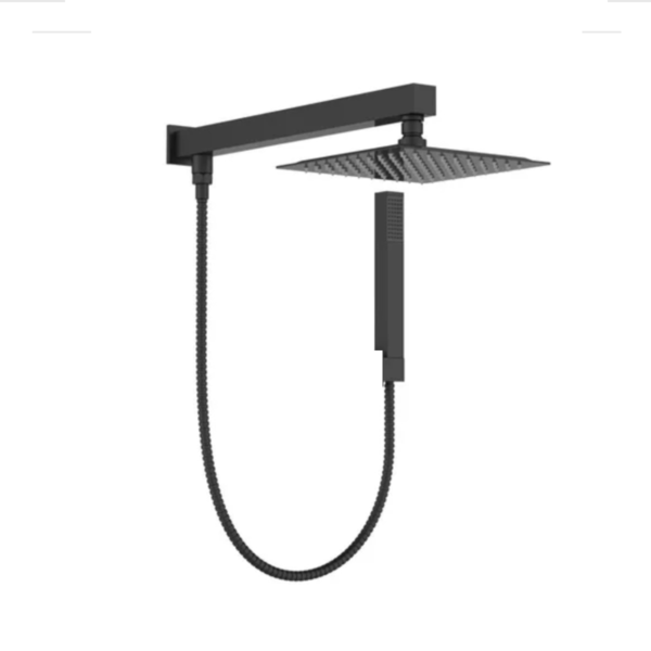 Ducha Chuveiro Inox 25x25cm Desviador Inteligente Completo