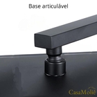 Ducha Chuveiro Inox 304 Para Banheiro 20x20 – Inox Preto - Go