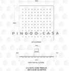 Ducha Chuveiro Inox 30 Cm Com Braço 40cm Mundaú Pingoo.casa -