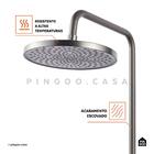 Ducha Chuveiro Modular Piano Redondo Pingoo.casa - Grafite