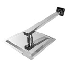 Ducha Chuveiro Quadrada 20x20 Cm Com Braço Quadrado 30 Cm Ino