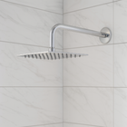 Ducha Chuveiro Quadrada 20x20 Slim Ultra Fina Gás Solar com b