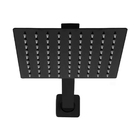 Ducha Chuveiro Quadrada 20x20cm - Preta